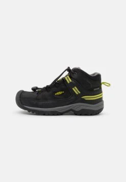 Keen Targhee Mid Wp Youth - Zapatillas De Senderismo - Black/Steel Grey