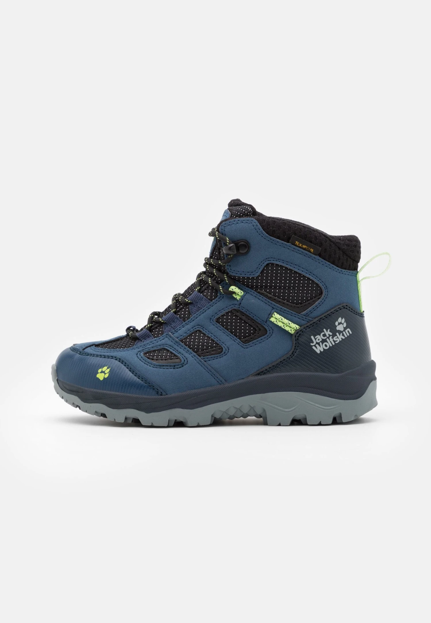 Jack Wolfskin Vojo Texapore Mid Unisex - Zapatillas De Senderismo - Dark Blue/Lime 1 Jack Wolfskin Vojo Texapore Mid Unisex - Zapatillas De Senderismo - Dark Blue/Lime