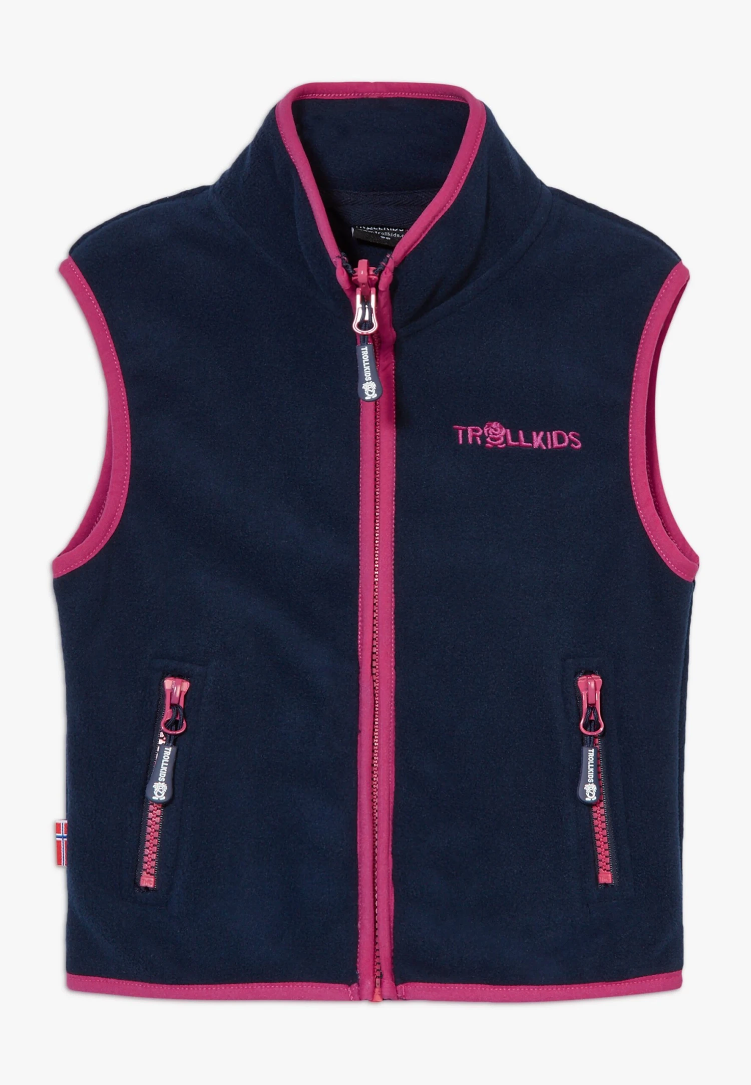 TROLLKIDS Kids Arendal Vest - Chaleco - Navy/Pink 1 TROLLKIDS Kids Arendal Vest - Chaleco - Navy/Pink