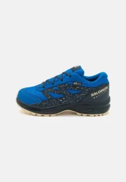 Salomon Outway Cswp Junior Unisex - Zapatillas De Senderismo - Lapis Blue/Carbon/Bleached Sand