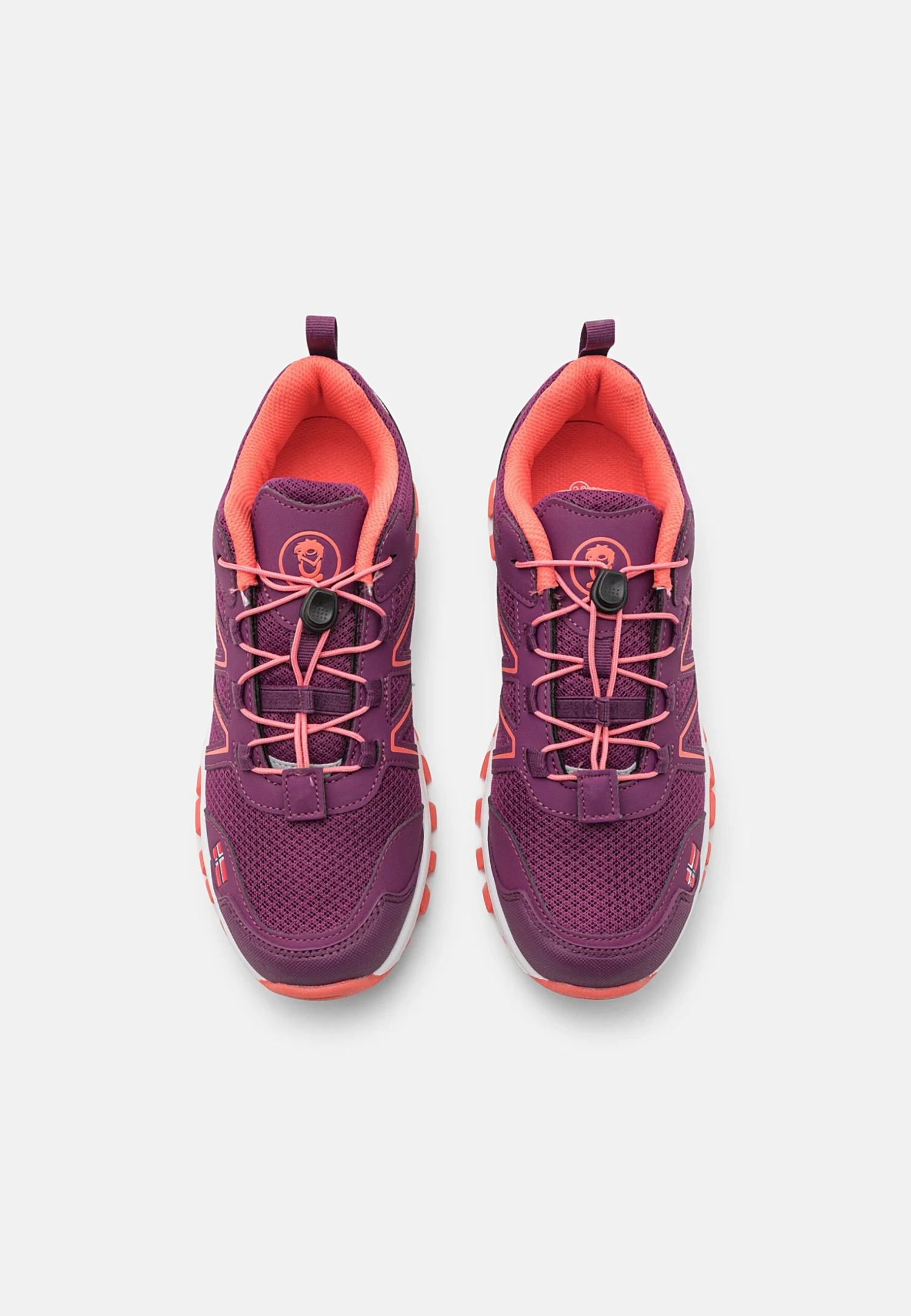 TROLLKIDS Kids Sandefjord Low Unisex - Zapatillas De Senderismo - Mulberry/Peach 4 TROLLKIDS Kids Sandefjord Low Unisex - Zapatillas De Senderismo - Mulberry/Peach - Imagen 4