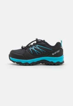 Hi-Tec Trail Explorer Low Jr Unisex - Zapatillas De Senderismo - Black/Aqua