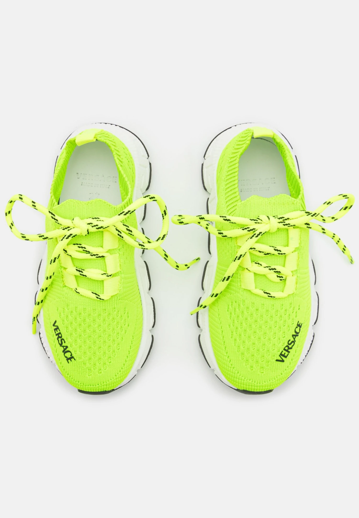 Versace Trigreca Tessuto Maglia Unisex - Zapatillas - Giallo Fluo 4 Versace Trigreca Tessuto Maglia Unisex - Zapatillas - Giallo Fluo - Imagen 4