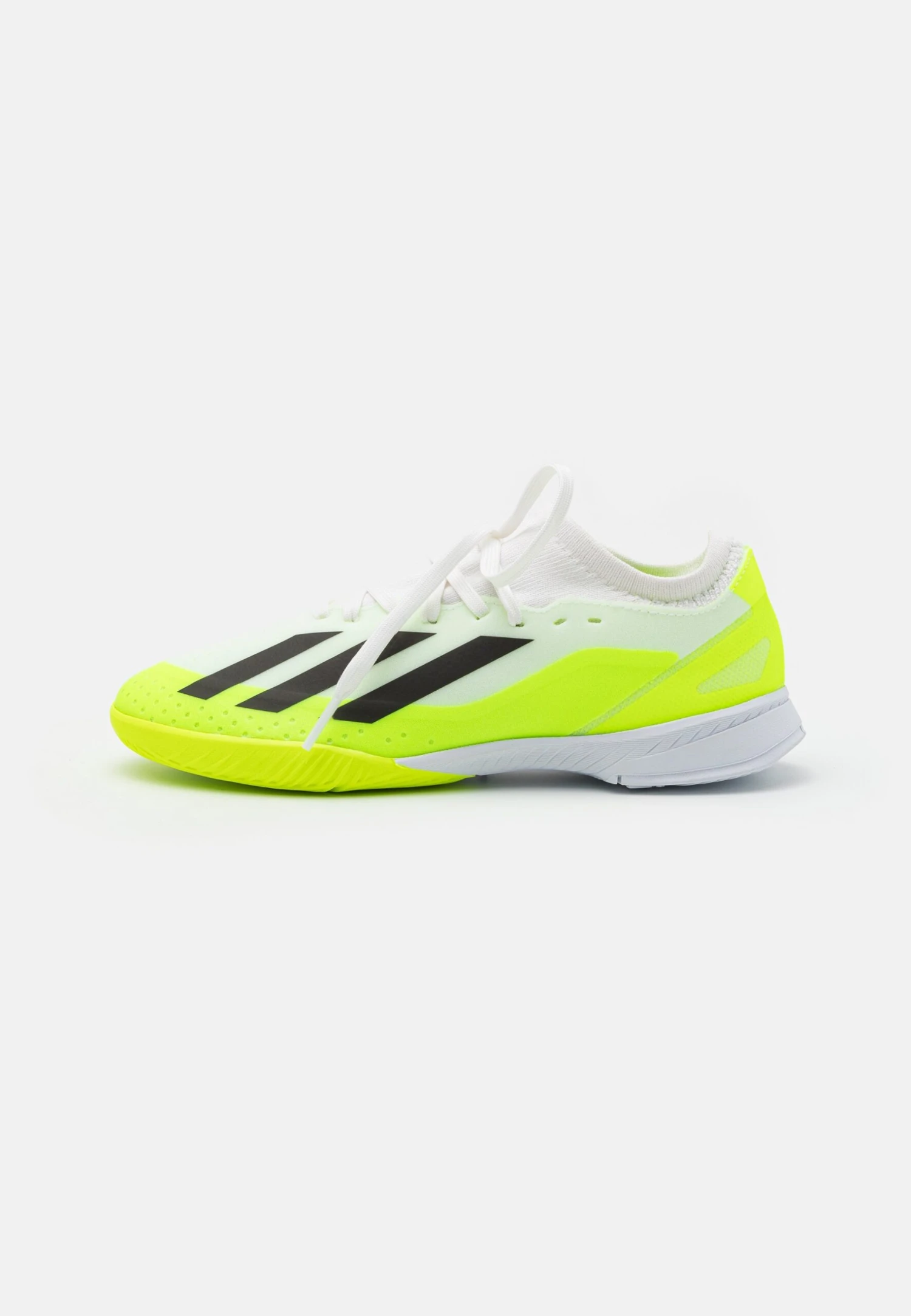 ADIDAS PERFORMANCE X Crazyfast.3 In Unisex - Botas De Fútbol Sin Tacos - Footwear White/Core Black/Lucid Lemon 1 ADIDAS PERFORMANCE X Crazyfast.3 In Unisex - Botas De Fútbol Sin Tacos - Footwear White/Core Black/Lucid Lemon