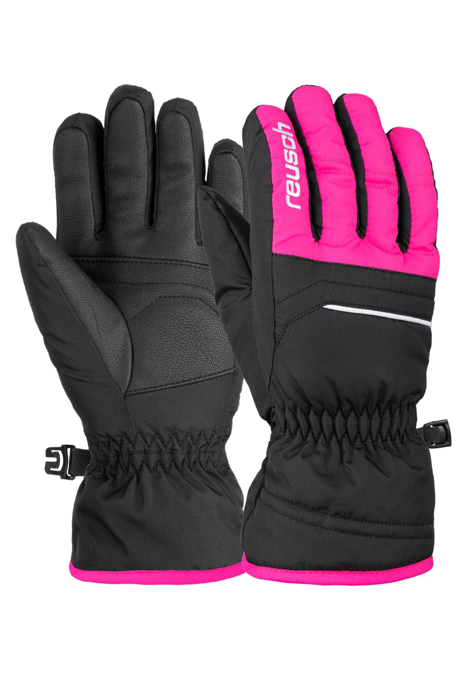 Reusch Alan Junior - Guantes - Black Pink Glo 1 Reusch Alan Junior - Guantes - Black Pink Glo