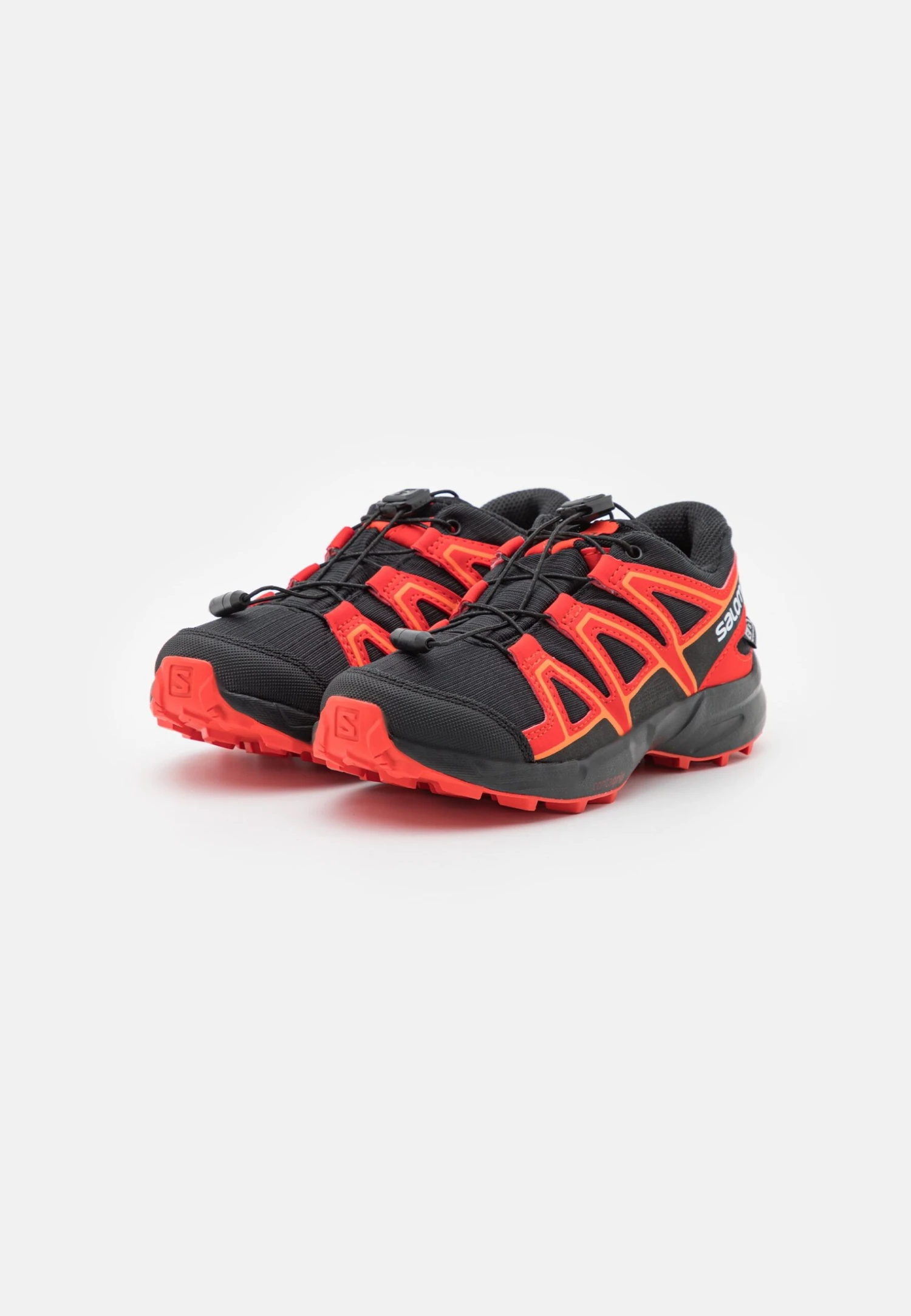 Salomon Speedcross Cswp Unisex - Zapatillas De Senderismo - Black/Fiery Red/Shocking Orange 2 Salomon Speedcross Cswp Unisex - Zapatillas De Senderismo - Black/Fiery Red/Shocking Orange - Imagen 2