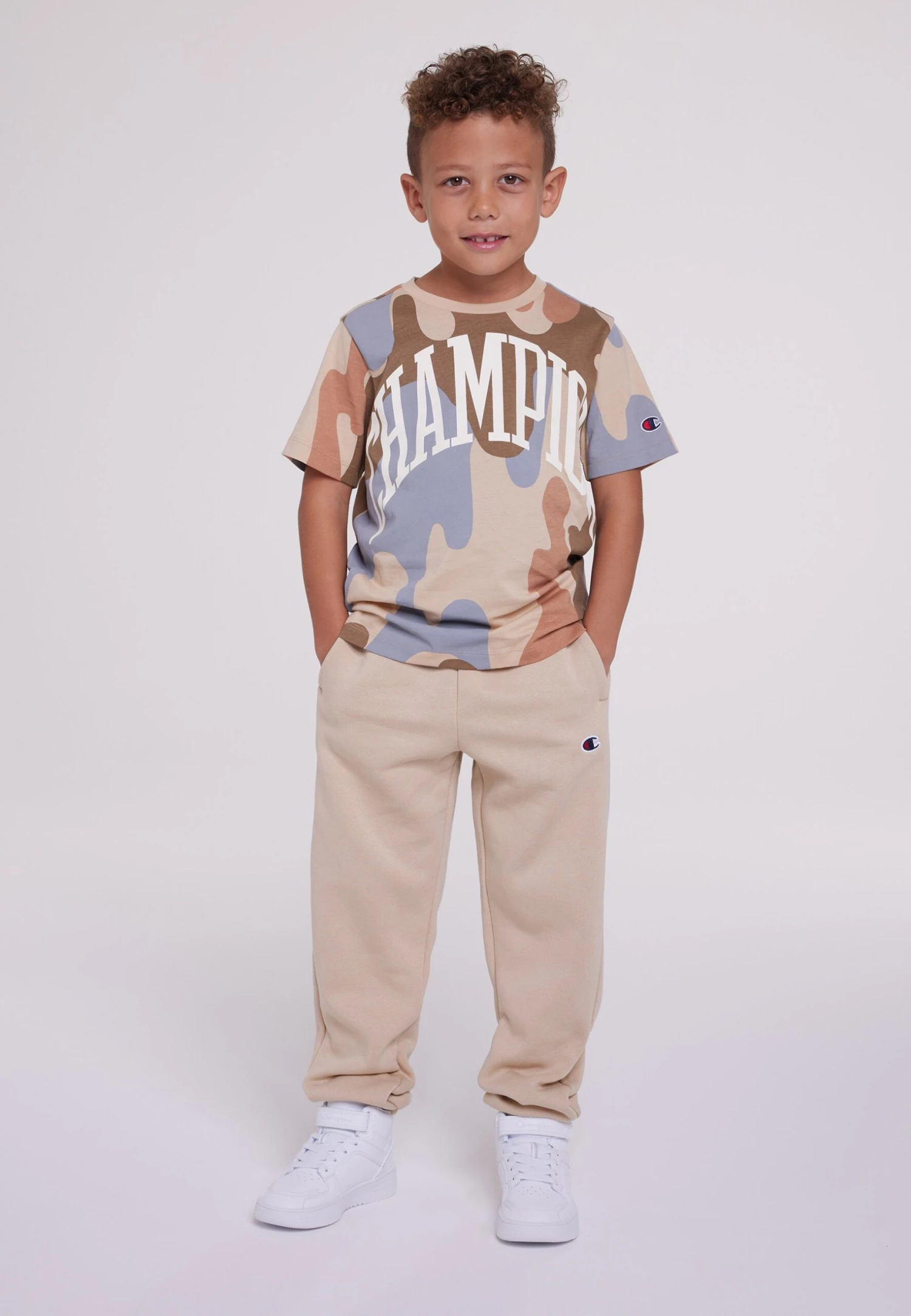 Crewneck - Camiseta Estampada - Beige/Multi-Coloured 1 Crewneck - Camiseta Estampada - Beige/Multi-Coloured