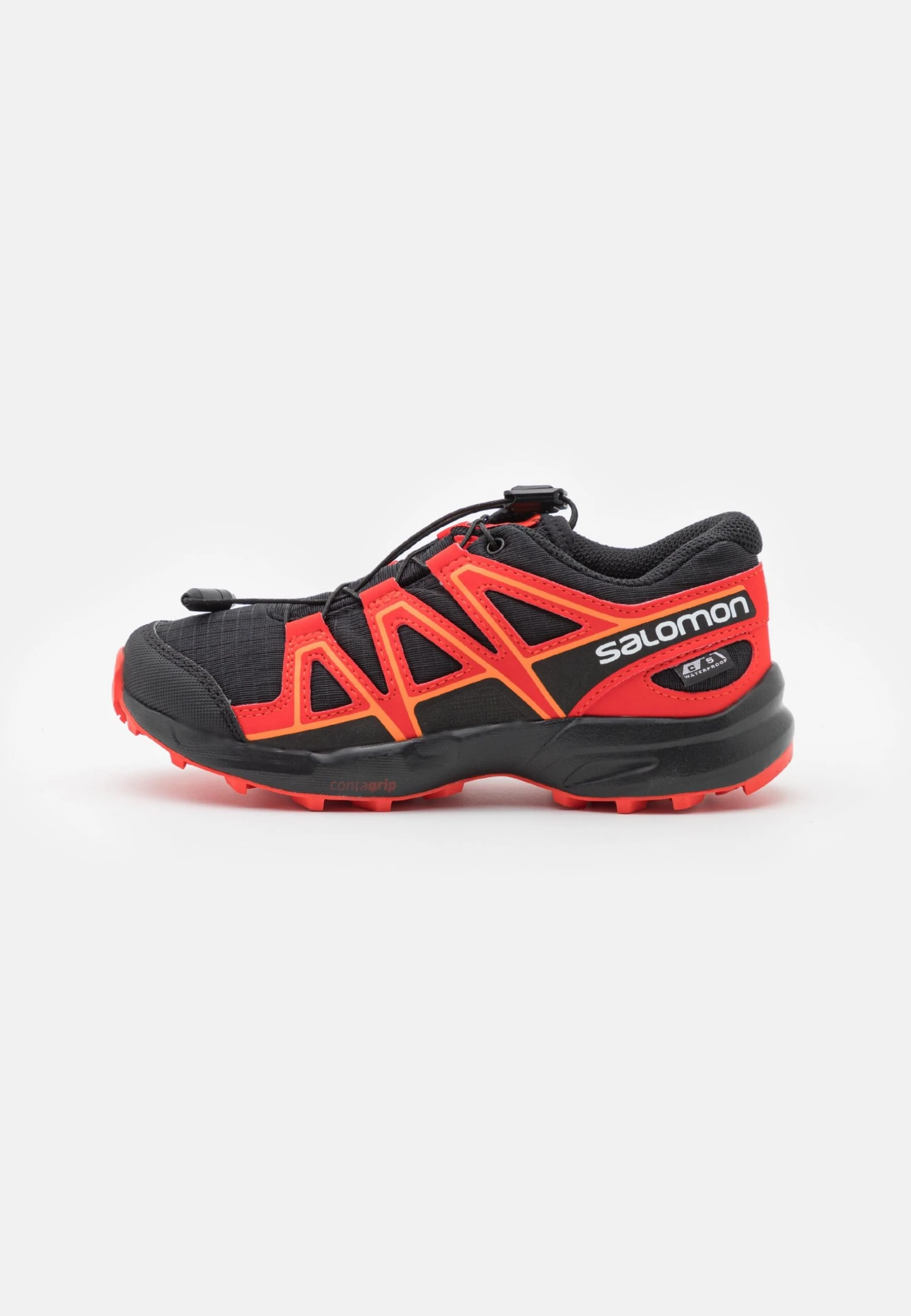 Salomon Speedcross Cswp Unisex - Zapatillas De Senderismo - Black/Fiery Red/Shocking Orange 1 Salomon Speedcross Cswp Unisex - Zapatillas De Senderismo - Black/Fiery Red/Shocking Orange