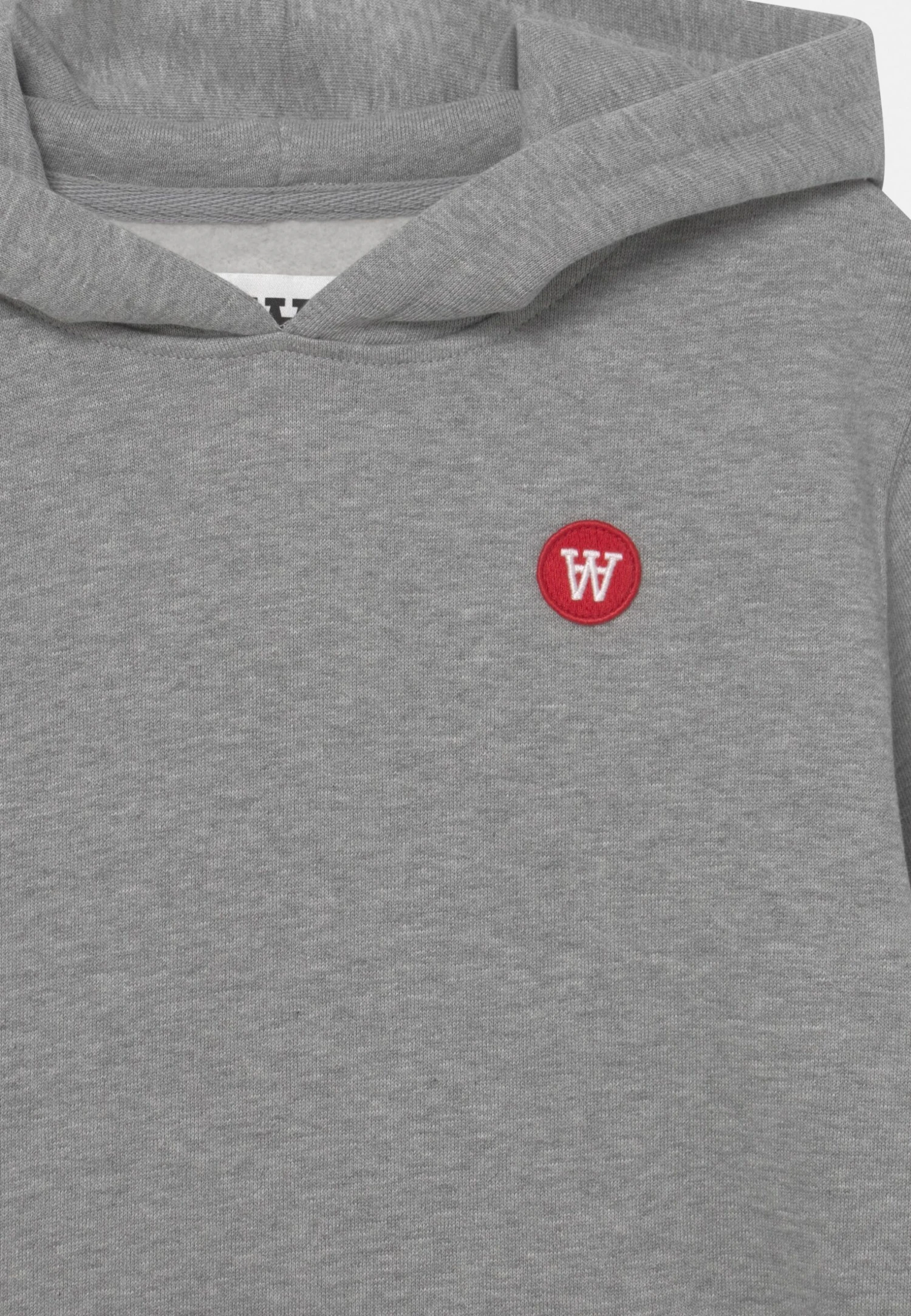 Wood Wood Izzy Hoodie Unisex - Jersey Con Capucha - Grey Melange 3 Wood Wood Izzy Hoodie Unisex - Jersey Con Capucha - Grey Melange - Imagen 3