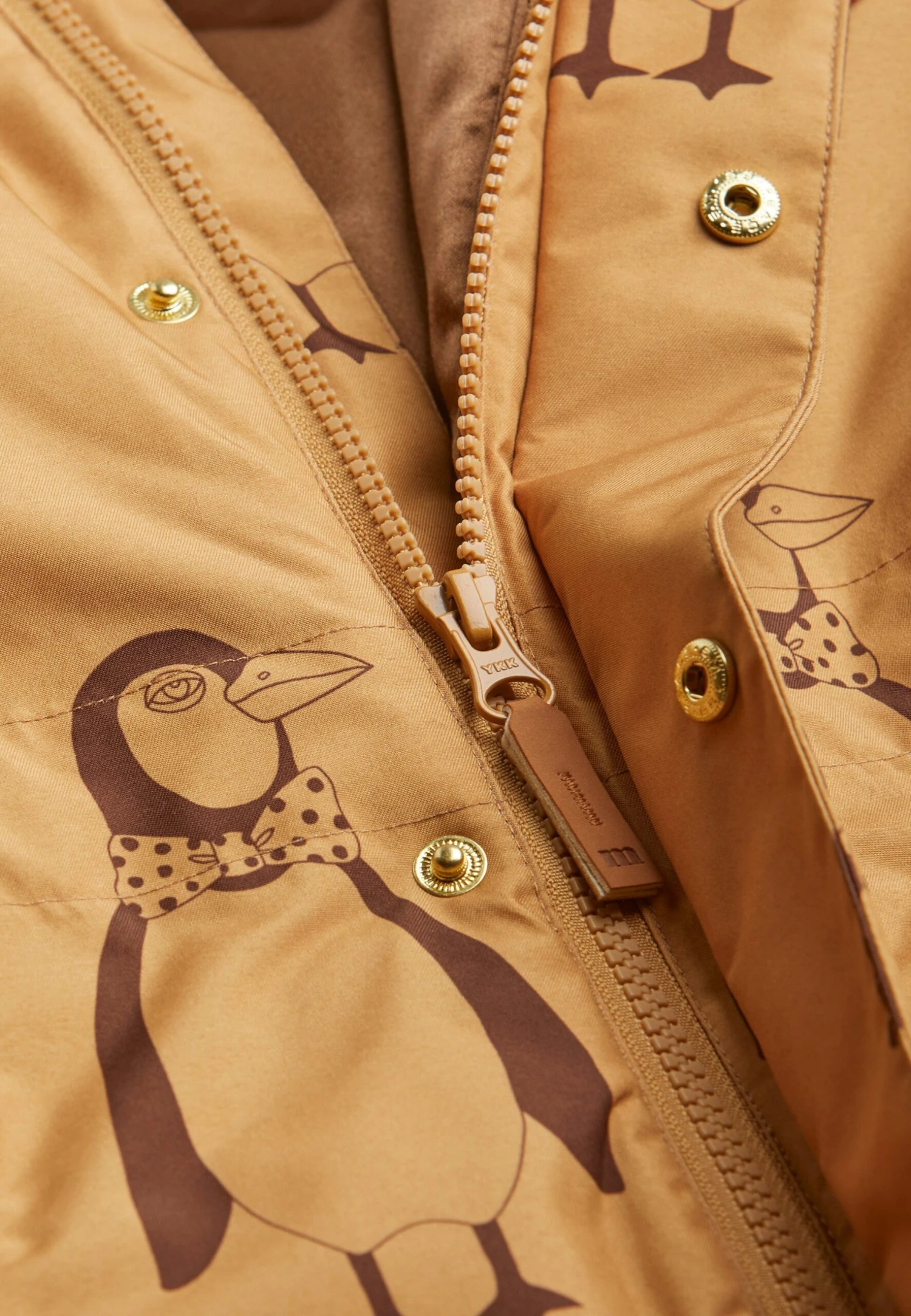 Mini Rodini Kebnekaise Penguin Overall Unisex - Mono Para La Nieve - Beige 4 Mini Rodini Kebnekaise Penguin Overall Unisex - Mono Para La Nieve - Beige - Imagen 4