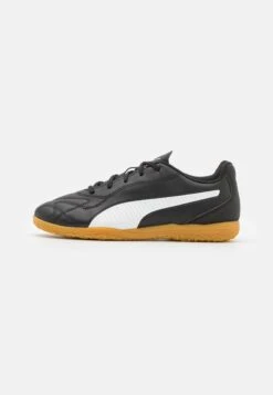 Puma Monarch Ii It Jr - Botas De Fútbol Sin Tacos - Black/White